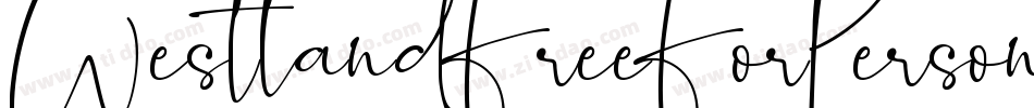 WestlandFreeForPersonalUse-nRrKR字体转换