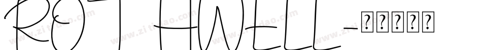 ROTHWELL字体转换