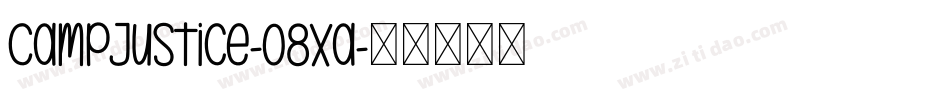 CampJustice-o8Xa字体转换