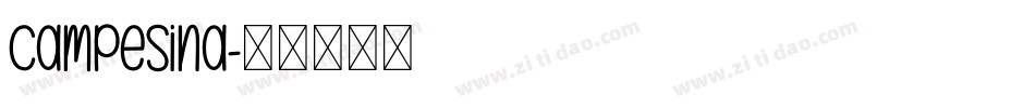 Campesina字体转换