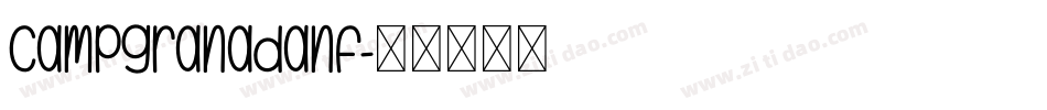 Campgranadanf字体转换