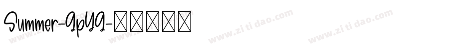 Summer-GpYG字体转换