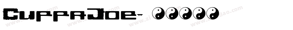 CuppaJoe字体转换