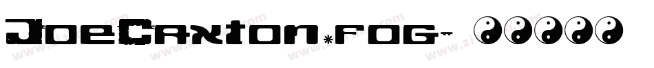 JoeCaxton.fog字体转换