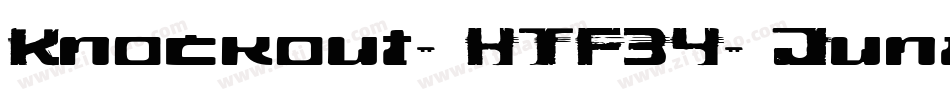 Knockout-HTF34-JuniorSumo字体转换
