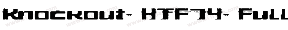 Knockout-HTF74-FullSumo字体转换