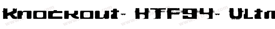 Knockout-HTF94-UltmtSumo字体转换