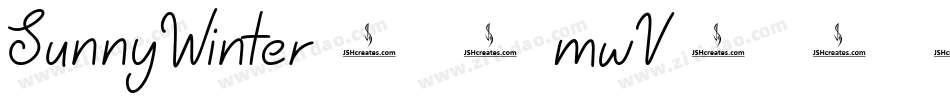 SunnyWinter-7mwV字体转换