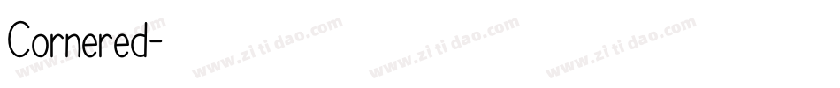 Cornered字体转换