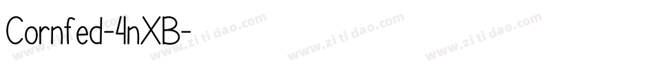 Cornfed-4nXB字体转换