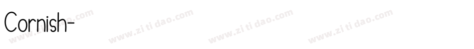 Cornish字体转换