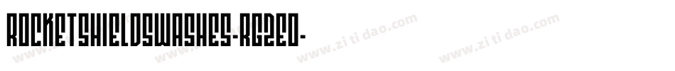 RocketShieldSwashes-rg2eO字体转换