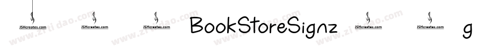 101BookStoreSignz-4g5D字体转换