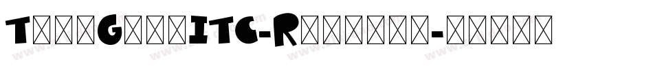 TrueGritITC-Regular字体转换