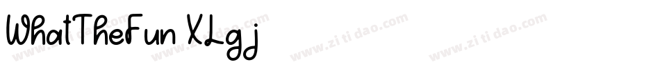 WhatTheFun-XLgj字体转换