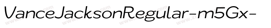 VanceJacksonRegular-m5Gx字体转换