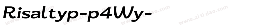 Risaltyp-p4Wy字体转换