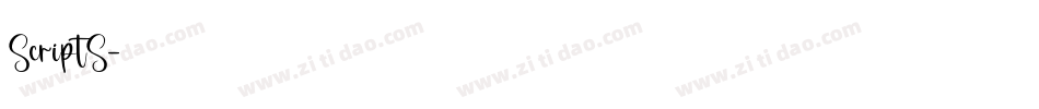 ScriptS字体转换
