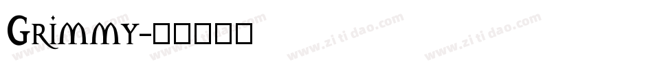 Grimmy字体转换