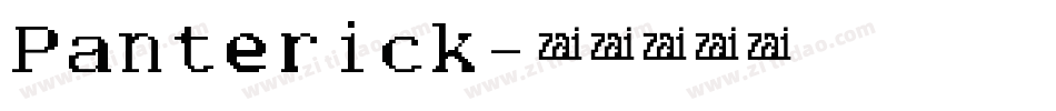 Panterick字体转换