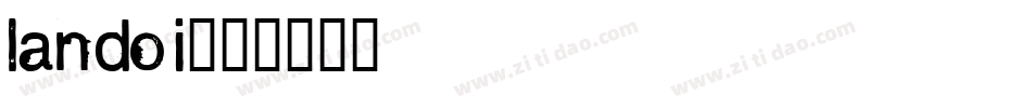 landoi字体转换