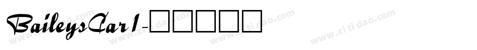 BaileysCar1字体转换