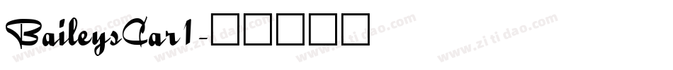 BaileysCar1字体转换