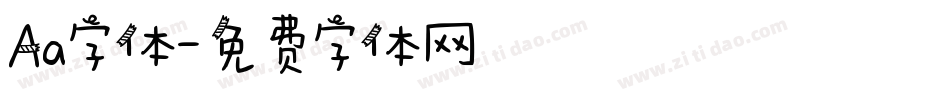Aa字体字体转换