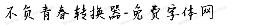 不负青春转换器字体转换