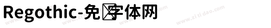 Regothic字体转换