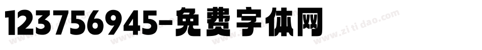 123756945字体转换