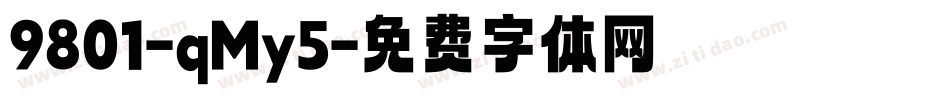 9801-qMy5字体转换