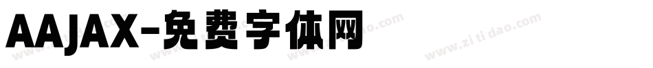AAJAX字体转换