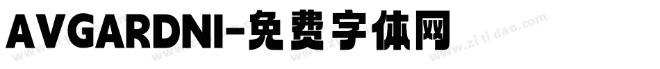 AVGARDNI字体转换