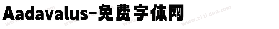 Aadavalus字体转换