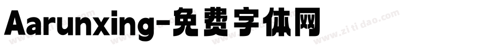 Aarunxing字体转换