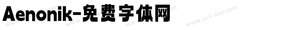 Aenonik字体转换