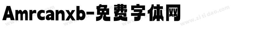 Amrcanxb字体转换