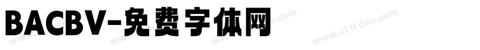 BACBV字体转换