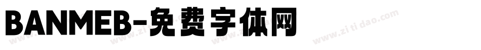 BANMEB字体转换