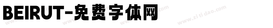 BEIRUT字体转换