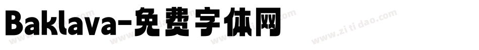 Baklava字体转换