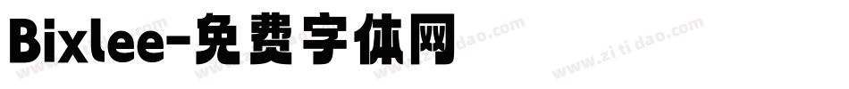 Bixlee字体转换