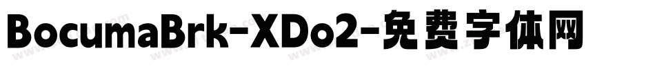 BocumaBrk-XDo2字体转换