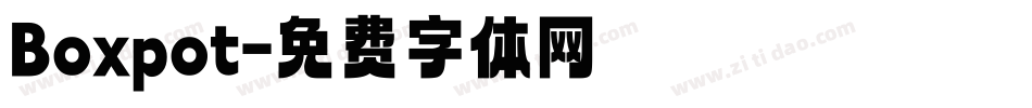Boxpot字体转换