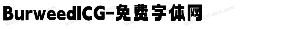 BurweedICG字体转换