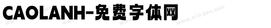 CAOLANH字体转换
