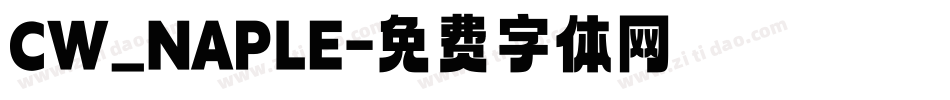 CW_NAPLE字体转换