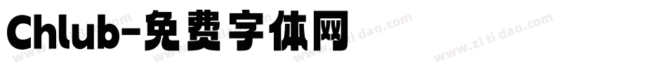 Chlub字体转换