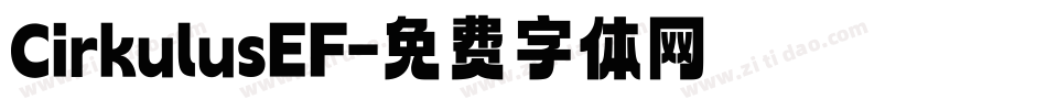 CirkulusEF字体转换